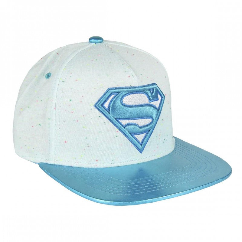 Gorra Visera Plana Superman - Logo Bordado