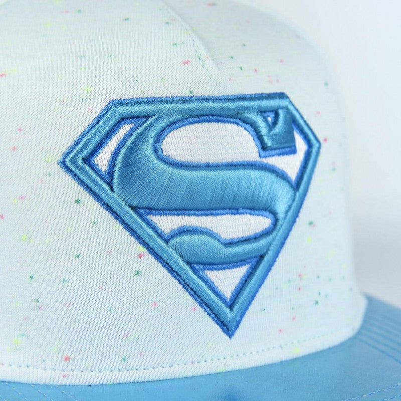 Gorra Visera Plana Superman - Logo Bordado