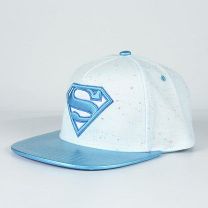 Gorra Visera Plana Superman - Logo Bordado