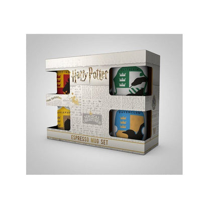 Pack de 4 Tazas Espresso Harry Potter - House PrideOtium Nexus