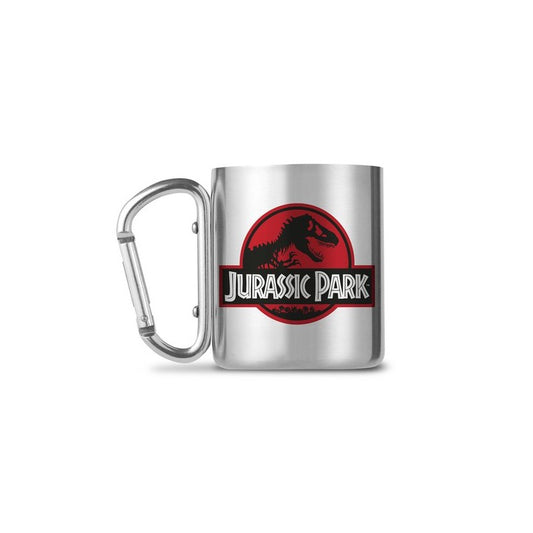 Taza Acero Inoxidable Jurassic Park Logo